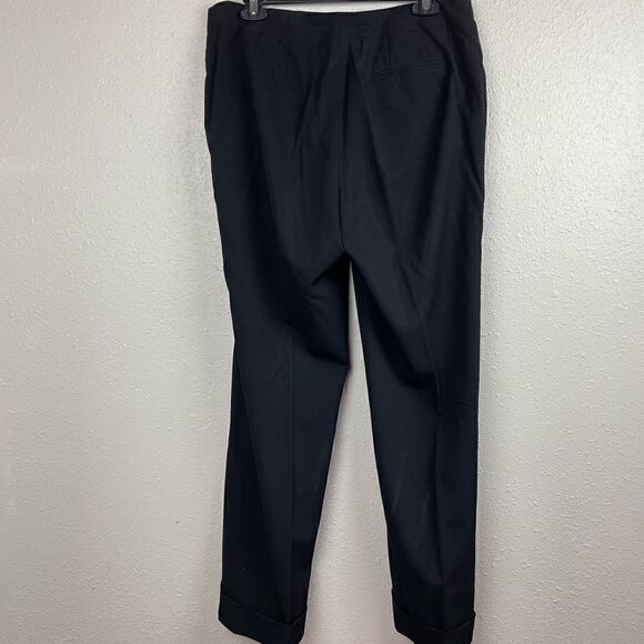 Liz Claiborne Black Wool Blend Pants Size 10 EUC - Picture 4 of 7
